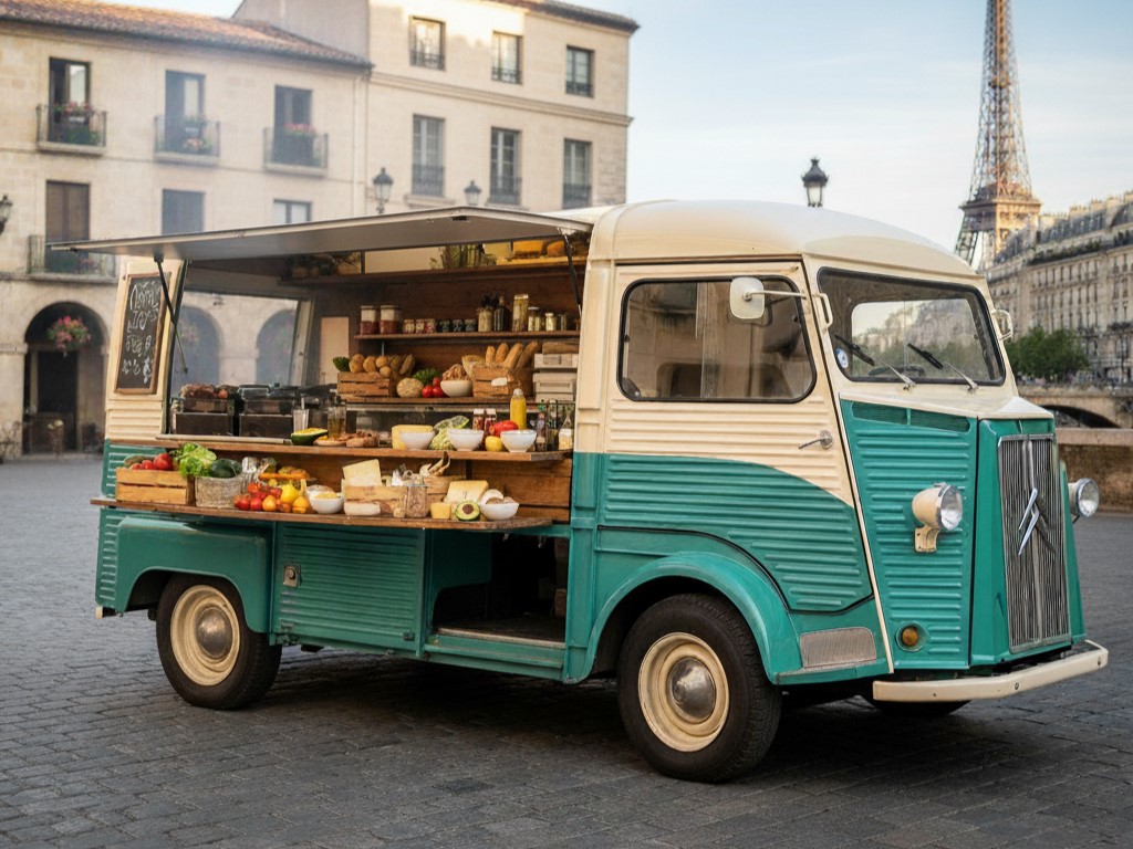 Foodtrucks style Citroën HY